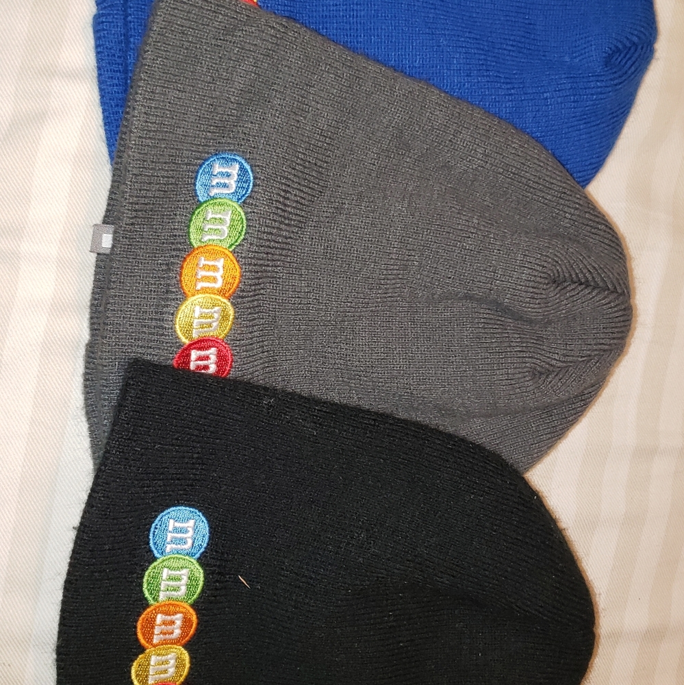 3 m&m beenies